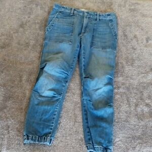 Nili Lotan Midrise Military Cropped Ankle Zip Joggers